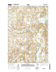 Kingston Minnesota Current topographic map, 1:24000 scale, 7.5 X 7.5 Minute, Year 2016