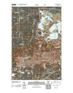 Kinney Minnesota Historical topographic map, 1:24000 scale, 7.5 X 7.5 Minute, Year 2011