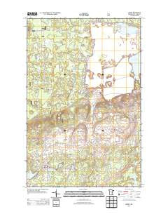 Kinney Minnesota Historical topographic map, 1:24000 scale, 7.5 X 7.5 Minute, Year 2013