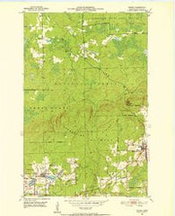 Kinney Minnesota Historical topographic map, 1:24000 scale, 7.5 X 7.5 Minute, Year 1951