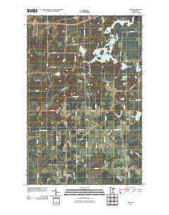 Kirk Minnesota Historical topographic map, 1:24000 scale, 7.5 X 7.5 Minute, Year 2010