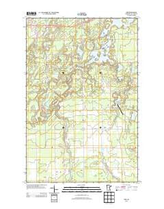 Kirk Minnesota Historical topographic map, 1:24000 scale, 7.5 X 7.5 Minute, Year 2013