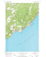 Knife River Minnesota Historical topographic map, 1:24000 scale, 7.5 X 7.5 Minute, Year 1953