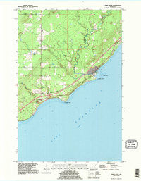 Knife River Minnesota Historical topographic map, 1:24000 scale, 7.5 X 7.5 Minute, Year 1992