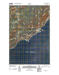 Knife River Minnesota Historical topographic map, 1:24000 scale, 7.5 X 7.5 Minute, Year 2010