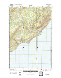 Knife River Minnesota Historical topographic map, 1:24000 scale, 7.5 X 7.5 Minute, Year 2013