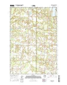 Kroschel Minnesota Current topographic map, 1:24000 scale, 7.5 X 7.5 Minute, Year 2016