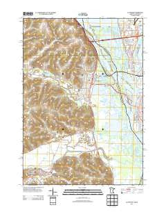 La Crescent Minnesota Historical topographic map, 1:24000 scale, 7.5 X 7.5 Minute, Year 2013
