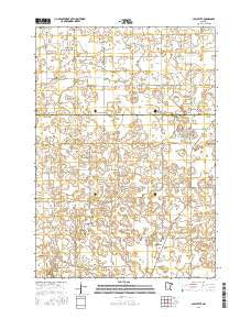 Lafayette Minnesota Current topographic map, 1:24000 scale, 7.5 X 7.5 Minute, Year 2016