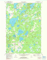 Lake Ada Minnesota Historical topographic map, 1:24000 scale, 7.5 X 7.5 Minute, Year 1971
