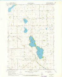 Lake Allie Minnesota Historical topographic map, 1:24000 scale, 7.5 X 7.5 Minute, Year 1967