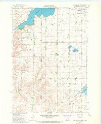 Lake Benton NW Minnesota Historical topographic map, 1:24000 scale, 7.5 X 7.5 Minute, Year 1967
