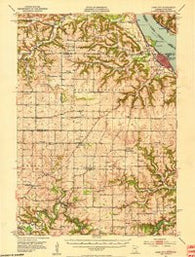Lake City Minnesota Historical topographic map, 1:62500 scale, 15 X 15 Minute, Year 1951