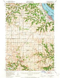 Lake City Minnesota Historical topographic map, 1:62500 scale, 15 X 15 Minute, Year 1951