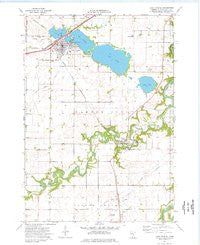 Lake Crystal Minnesota Historical topographic map, 1:24000 scale, 7.5 X 7.5 Minute, Year 1974