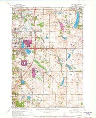 Lake Elmo Minnesota Historical topographic map, 1:24000 scale, 7.5 X 7.5 Minute, Year 1967