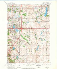 Lake Elmo Minnesota Historical topographic map, 1:24000 scale, 7.5 X 7.5 Minute, Year 1967