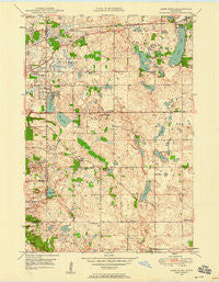 Lake Elmo Minnesota Historical topographic map, 1:24000 scale, 7.5 X 7.5 Minute, Year 1949