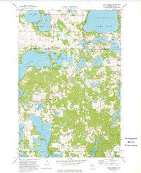 Lake Franklin Minnesota Historical topographic map, 1:24000 scale, 7.5 X 7.5 Minute, Year 1973