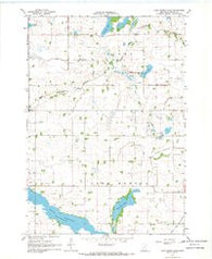 Lake Hanska East Minnesota Historical topographic map, 1:24000 scale, 7.5 X 7.5 Minute, Year 1967