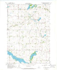 Lake Hanska East Minnesota Historical topographic map, 1:24000 scale, 7.5 X 7.5 Minute, Year 1967