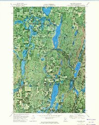 Lake Hattie Minnesota Historical topographic map, 1:24000 scale, 7.5 X 7.5 Minute, Year 1972
