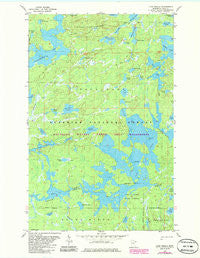 Lake Insula Minnesota Historical topographic map, 1:24000 scale, 7.5 X 7.5 Minute, Year 1981