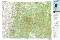 Lake Itasca Minnesota Historical topographic map, 1:100000 scale, 30 X 60 Minute, Year 1985