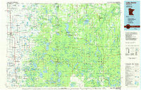 Lake Itasca Minnesota Historical topographic map, 1:100000 scale, 30 X 60 Minute, Year 1985