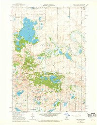 Lake Johanna Minnesota Historical topographic map, 1:24000 scale, 7.5 X 7.5 Minute, Year 1967