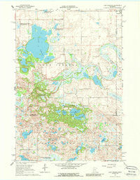 Lake Johanna Minnesota Historical topographic map, 1:24000 scale, 7.5 X 7.5 Minute, Year 1967
