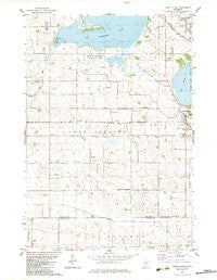 Lake Lillian Minnesota Historical topographic map, 1:24000 scale, 7.5 X 7.5 Minute, Year 1982