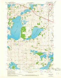 Lake Mary Minnesota Historical topographic map, 1:24000 scale, 7.5 X 7.5 Minute, Year 1966