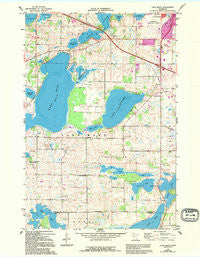 Lake Mary Minnesota Historical topographic map, 1:24000 scale, 7.5 X 7.5 Minute, Year 1966