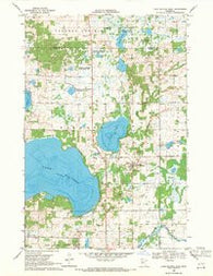 Lake Miltona East Minnesota Historical topographic map, 1:24000 scale, 7.5 X 7.5 Minute, Year 1969