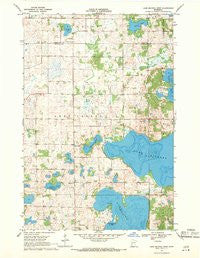 Lake Miltona West Minnesota Historical topographic map, 1:24000 scale, 7.5 X 7.5 Minute, Year 1969