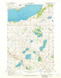 Lake Minnewaska Minnesota Historical topographic map, 1:24000 scale, 7.5 X 7.5 Minute, Year 1968