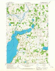 Lake Osakis East Minnesota Historical topographic map, 1:24000 scale, 7.5 X 7.5 Minute, Year 1966