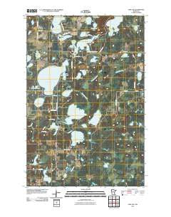 Lake Ada Minnesota Historical topographic map, 1:24000 scale, 7.5 X 7.5 Minute, Year 2010