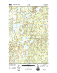 Lake Ada Minnesota Historical topographic map, 1:24000 scale, 7.5 X 7.5 Minute, Year 2013