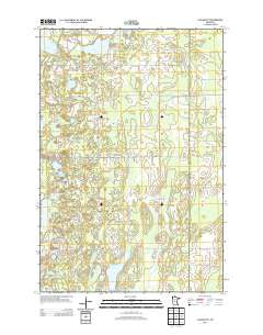 Lake Beauty Minnesota Historical topographic map, 1:24000 scale, 7.5 X 7.5 Minute, Year 2013