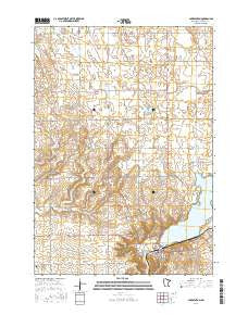 Lake Benton Minnesota Current topographic map, 1:24000 scale, 7.5 X 7.5 Minute, Year 2016