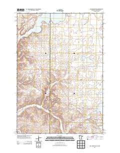 Lake Benton NW Minnesota Historical topographic map, 1:24000 scale, 7.5 X 7.5 Minute, Year 2013