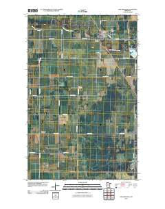 Lake Bronson Minnesota Historical topographic map, 1:24000 scale, 7.5 X 7.5 Minute, Year 2010