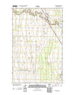 Lake Bronson Minnesota Historical topographic map, 1:24000 scale, 7.5 X 7.5 Minute, Year 2013