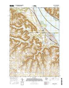 Lake City Minnesota Current topographic map, 1:24000 scale, 7.5 X 7.5 Minute, Year 2016