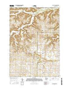 Lake City NW Minnesota Current topographic map, 1:24000 scale, 7.5 X 7.5 Minute, Year 2016