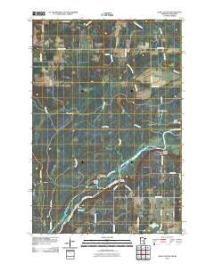 Lake Clayton Minnesota Historical topographic map, 1:24000 scale, 7.5 X 7.5 Minute, Year 2010