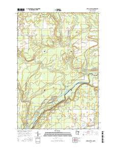 Lake Clayton Minnesota Current topographic map, 1:24000 scale, 7.5 X 7.5 Minute, Year 2016
