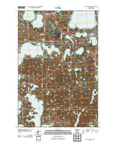 Lake Franklin Minnesota Historical topographic map, 1:24000 scale, 7.5 X 7.5 Minute, Year 2010